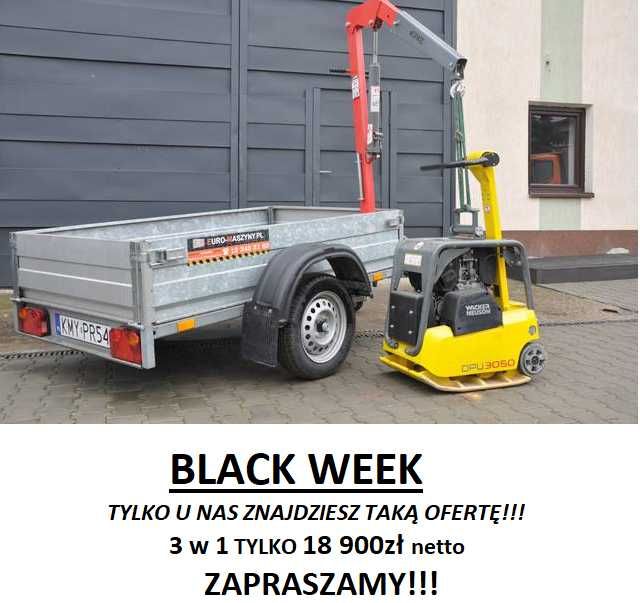 Przedłużamy Black Week!! 3w1! DPU 3050 + Przyczepka + HDS ręczny