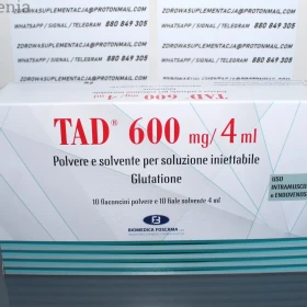 Sprzedam Tationil Glutation 600mg Zastrzyki Dożylnie TAD 600 Gdzie kupić Apteka