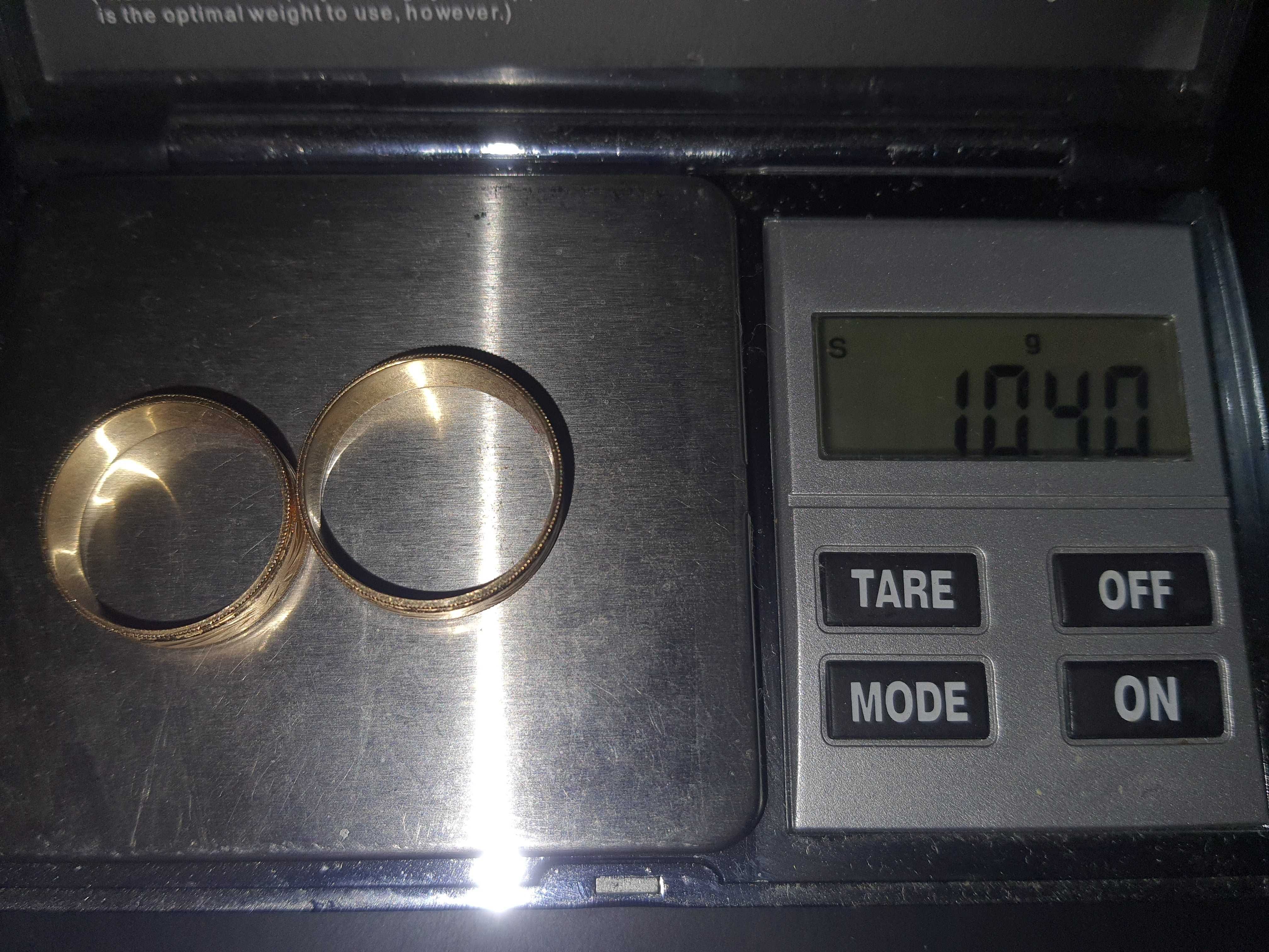 Obrączki złote  pr 750 - 18 k