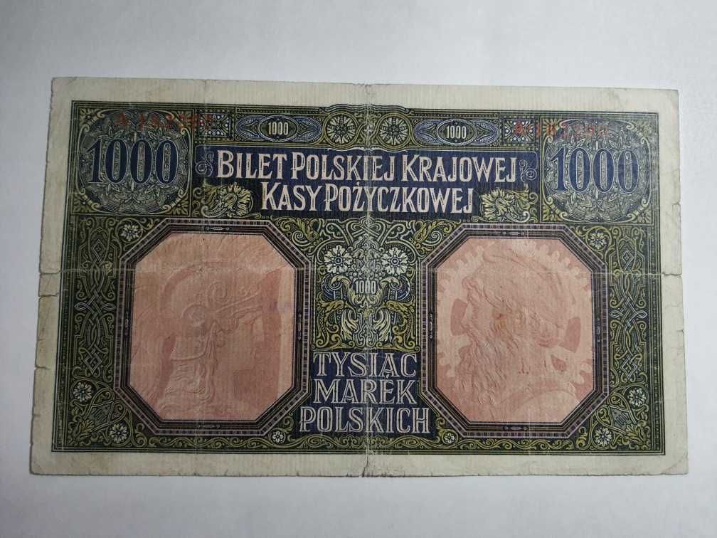 RARYTAS - 1000 Marek polskich 1916 Generał - RARYTAS