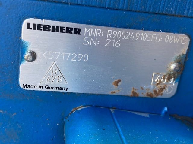 LIEBHERR L 580 pompa hydrauliczna sterowniki komplet