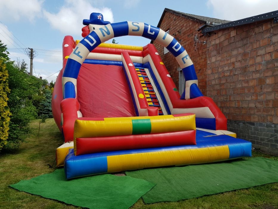 WYNAJEM-Zjeżdżalnia Pneumatyczna/Dmuchana,Plac zabaw,Namiot,Grill,Stół