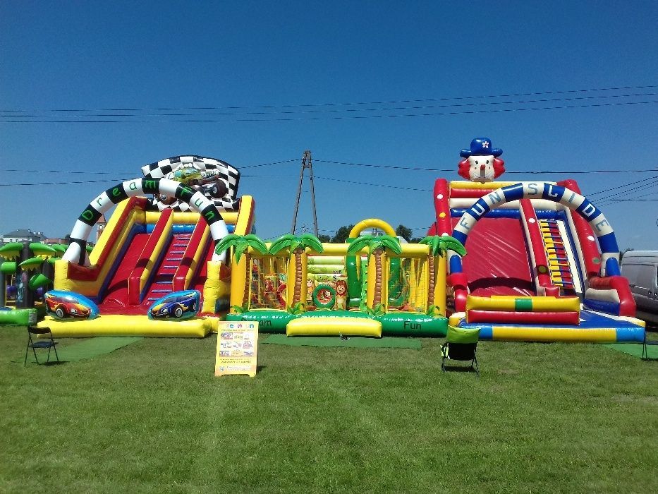 WYNAJEM-Dmuchane zabawki,zjeżdżalnie,trampoliny,ławo-stoły,pawilony!!