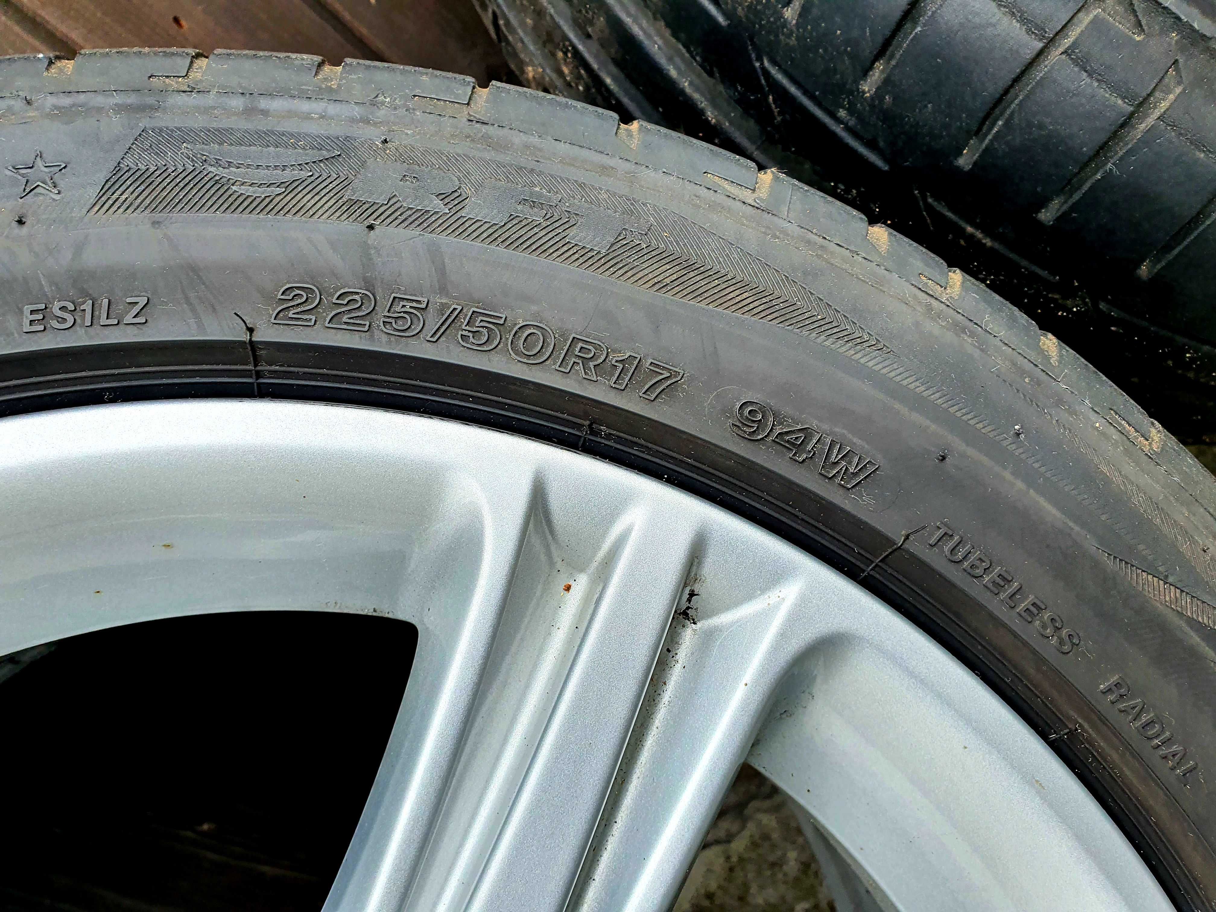 4 x koła BWM-Opony LETNIE Bridgestone Potenza 225/50/17 2018