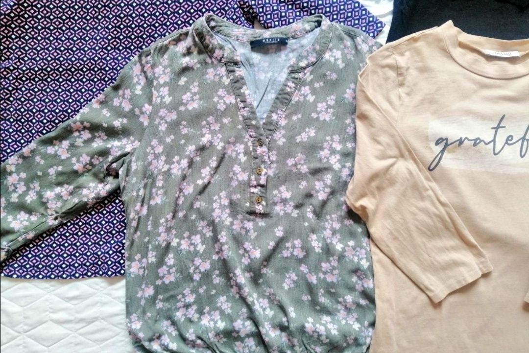 Zestaw ubrań damskich 36 (S) bluzki koszulki damskie H&M Orsay Mohito