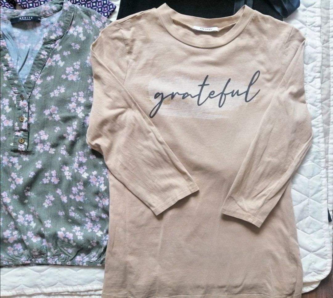 Zestaw ubrań damskich 36 (S) bluzki koszulki damskie H&M Orsay Mohito