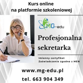 Profesjonalna sekretarka – kurs e-learningowy