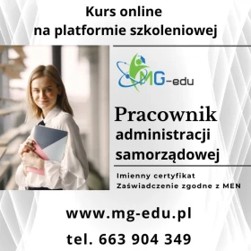 Pracownik administracji samorządowej – kurs online z certyfikatem. Cała Polska