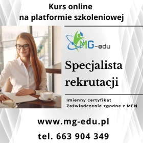 Specjalista rekrutacji – szkolenie online. Cała Polska