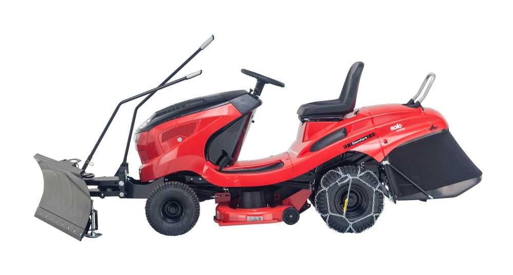 Pług śnieżny do kosiarek traktorów AL-KO z ramą montażową