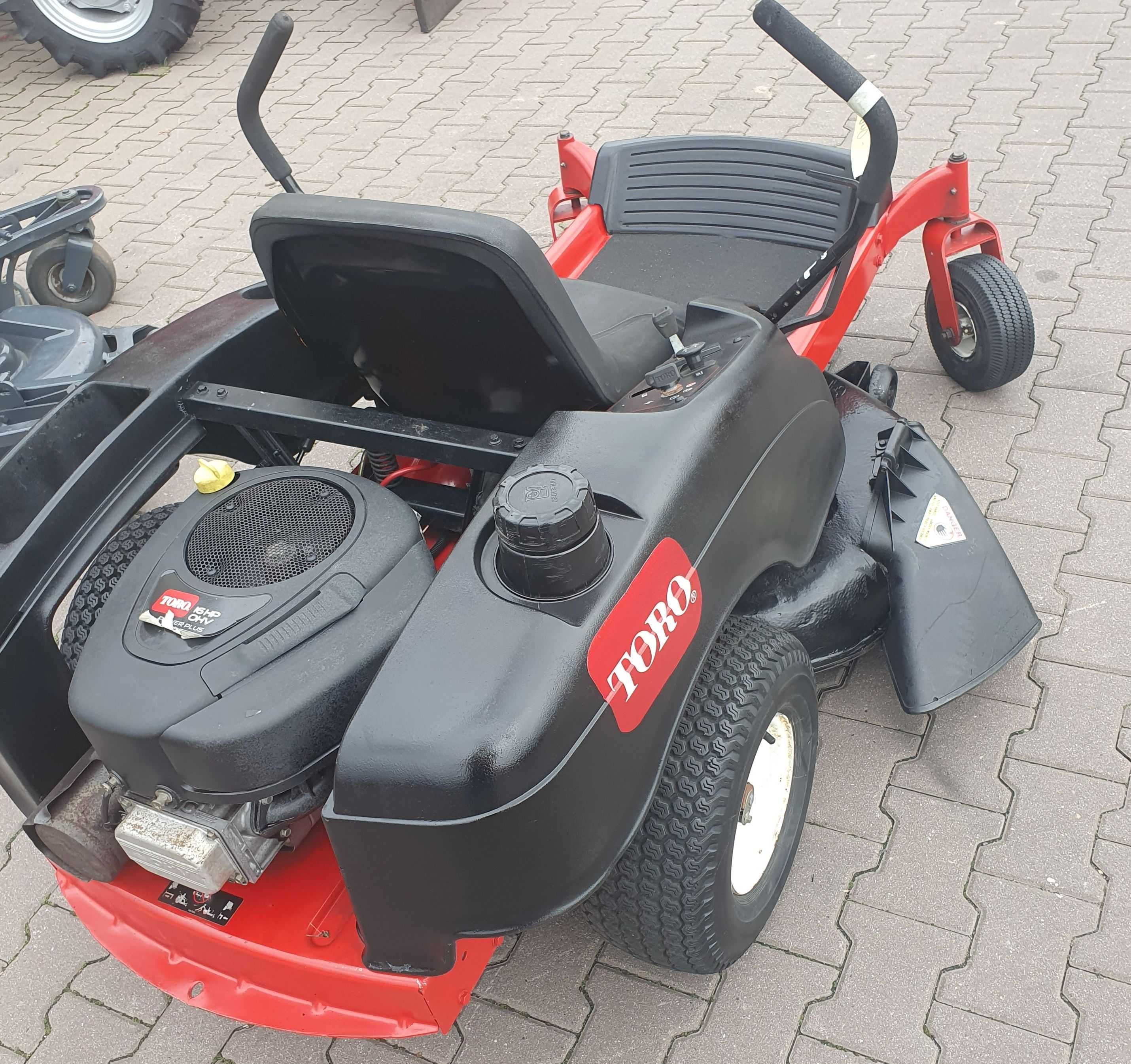 Traktorek TORO 16KM pompa oleju zerowy promień skrętu kosa 107 cm