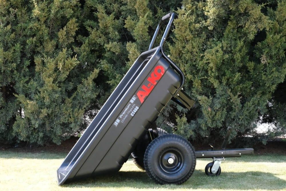 Przyczepka taczka wózek AL-KO 400 litrów 400 kg do traktora ogrodowego