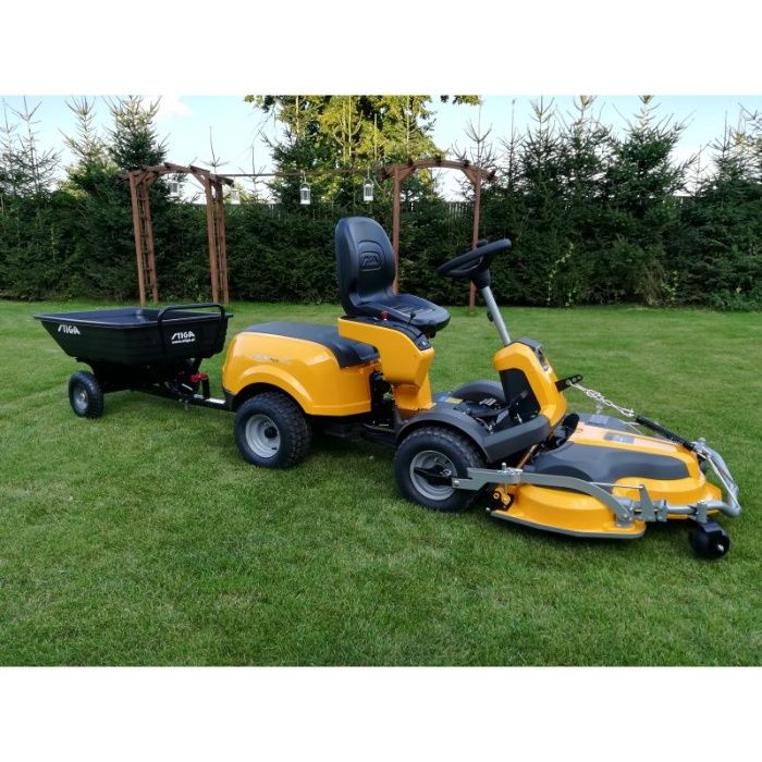 Przyczepka do traktora ogrodowego 180 litrów stiga combi z polimeru