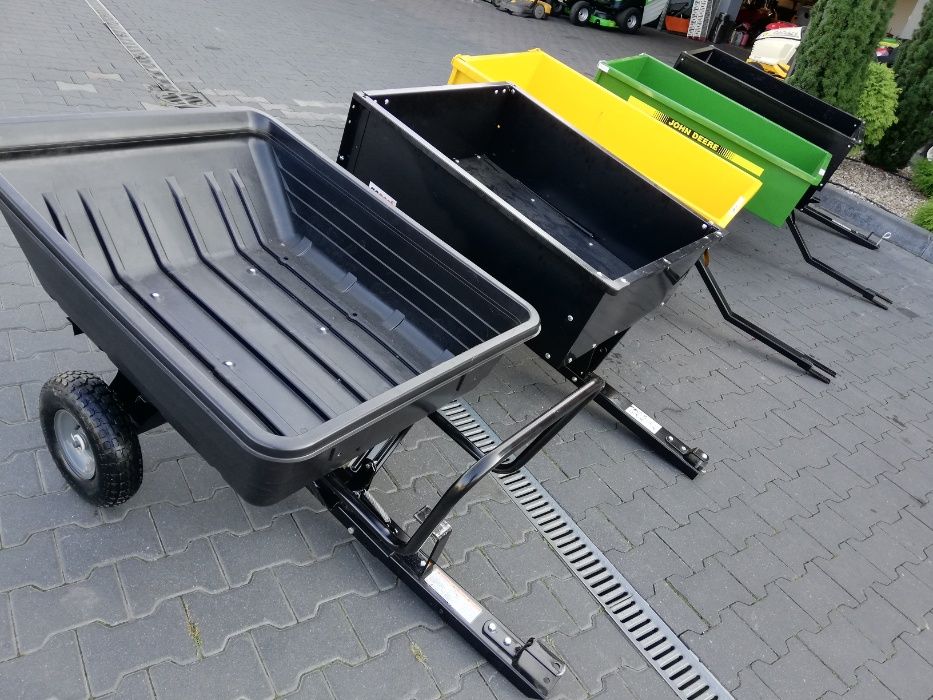 Przyczepka do traktora ogrodowego 180 litrów stiga combi z polimeru