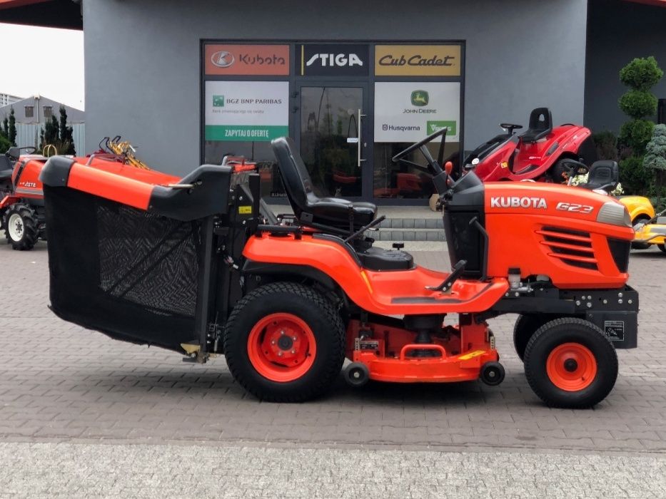 Profesjonalna kosiarka KUBOTA G23LD diesel 23KM z koszem Dolny Wysyp