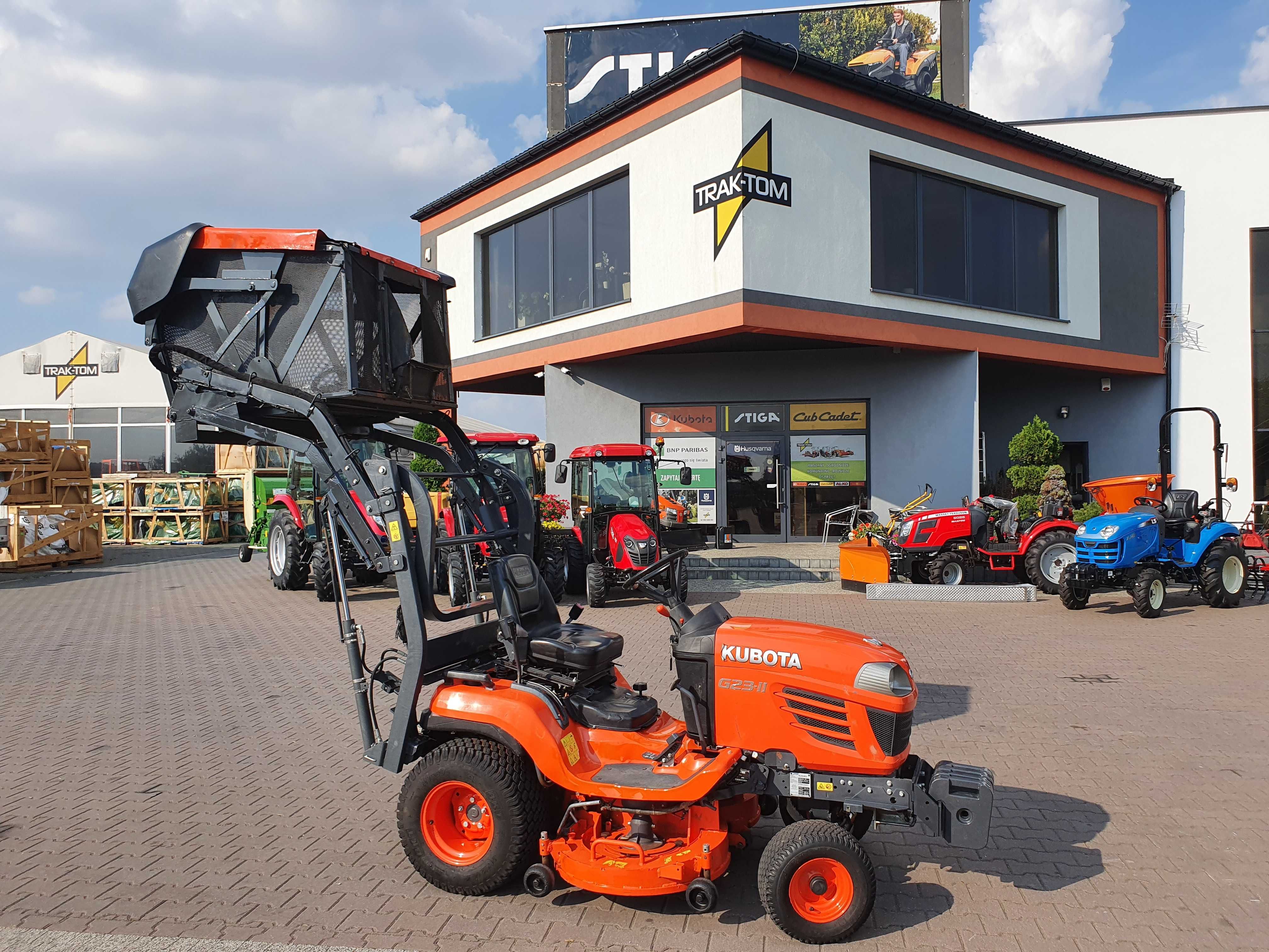 Profesjonalna kosiarka Kubota G23IIHD górny wysyp perfekcyjny stan!!!