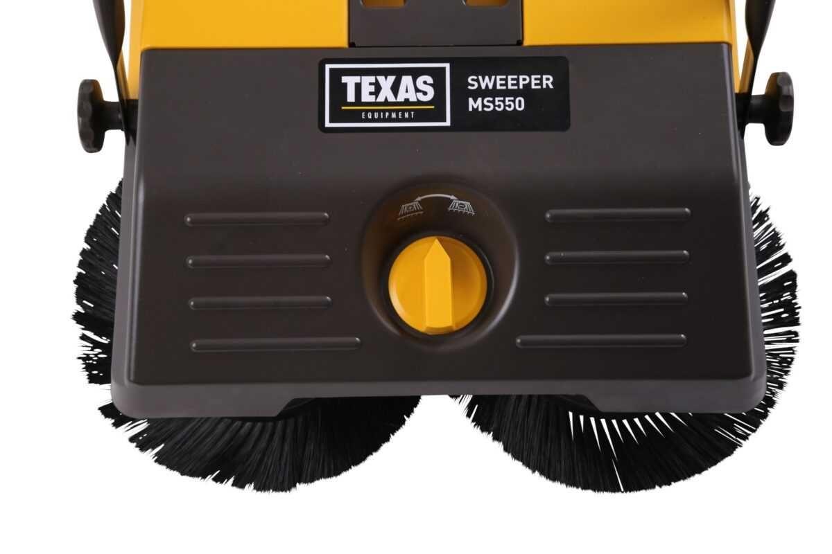 Zamiatarka ręczna Texas Sweeper MS550 55 cm ze zbiornikiem 25L