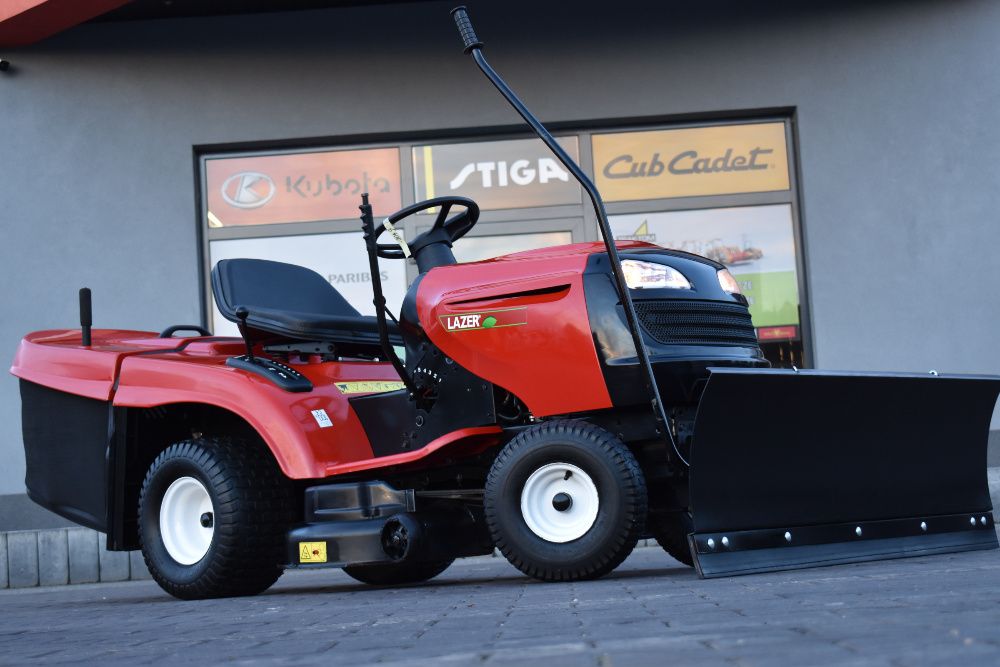 Traktorek kosiarka Lazer Husqvarna z pługiem