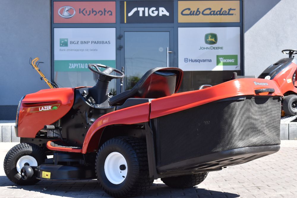 Traktorek kosiarka Lazer Husqvarna z pługiem