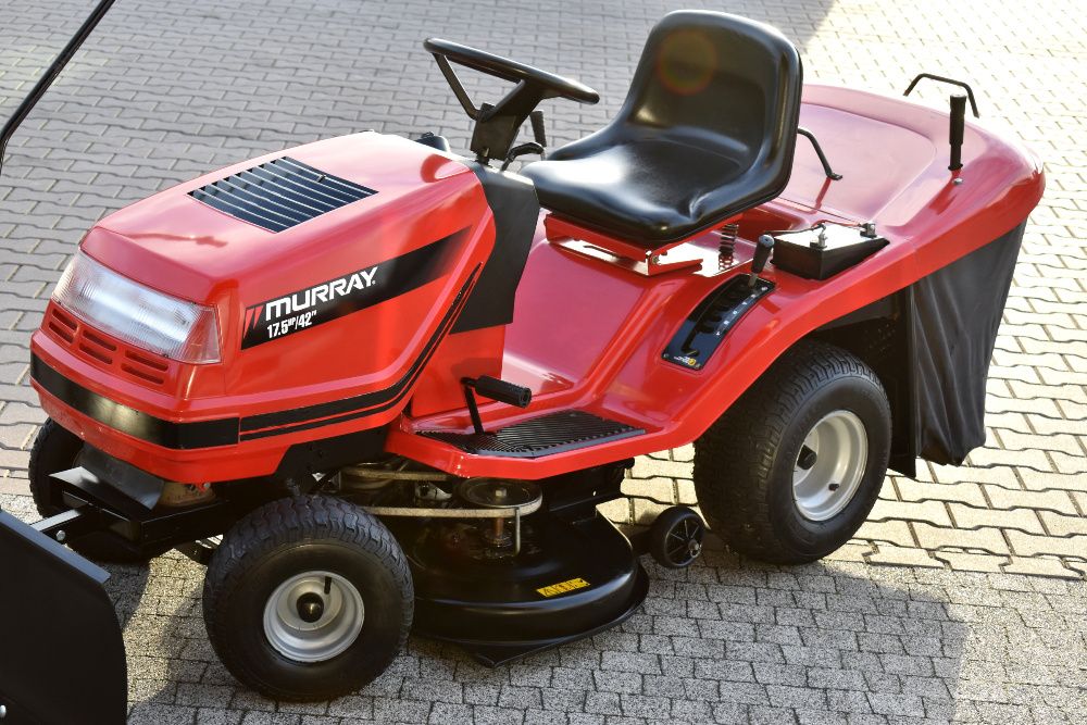 Traktorek kosiarka Murray, 17.5 KM, pompa oleju, idealny, pług!automat