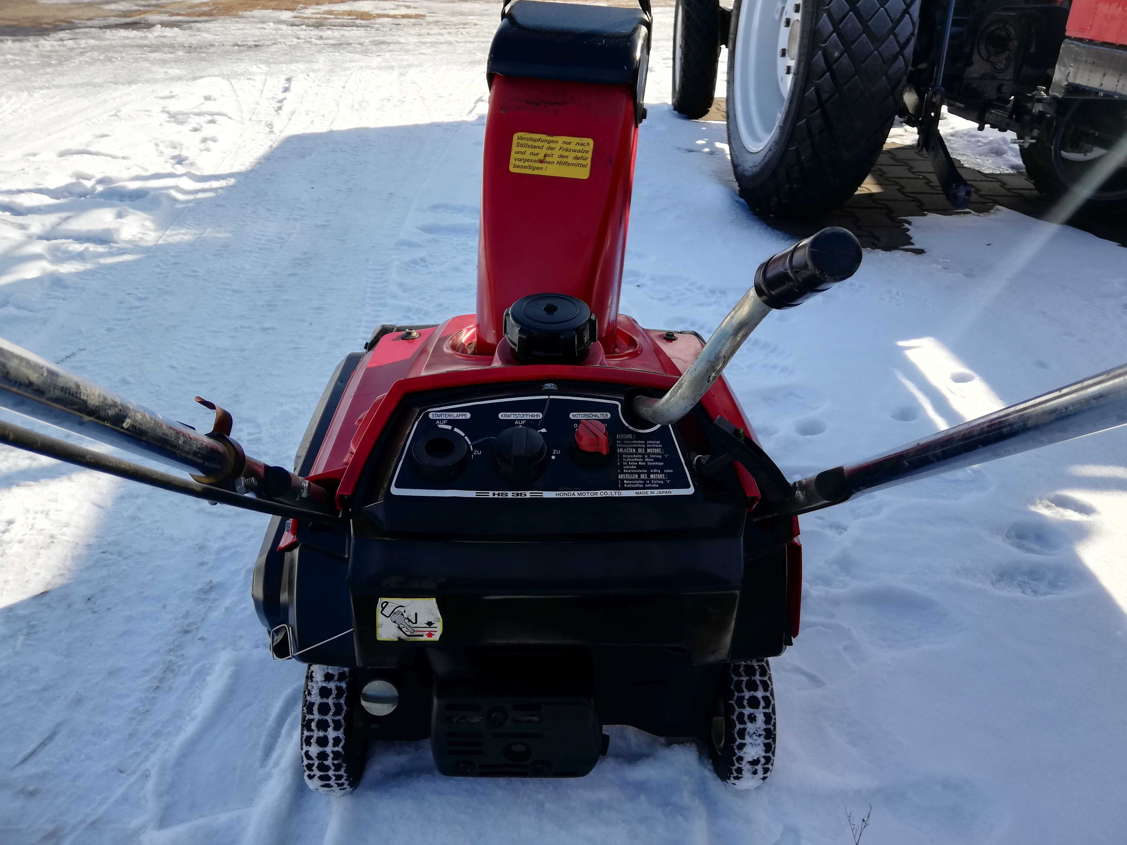 Bardzo poręczna odśnieżarka spalinowa Honda 3,5 HP 50 cm Japan