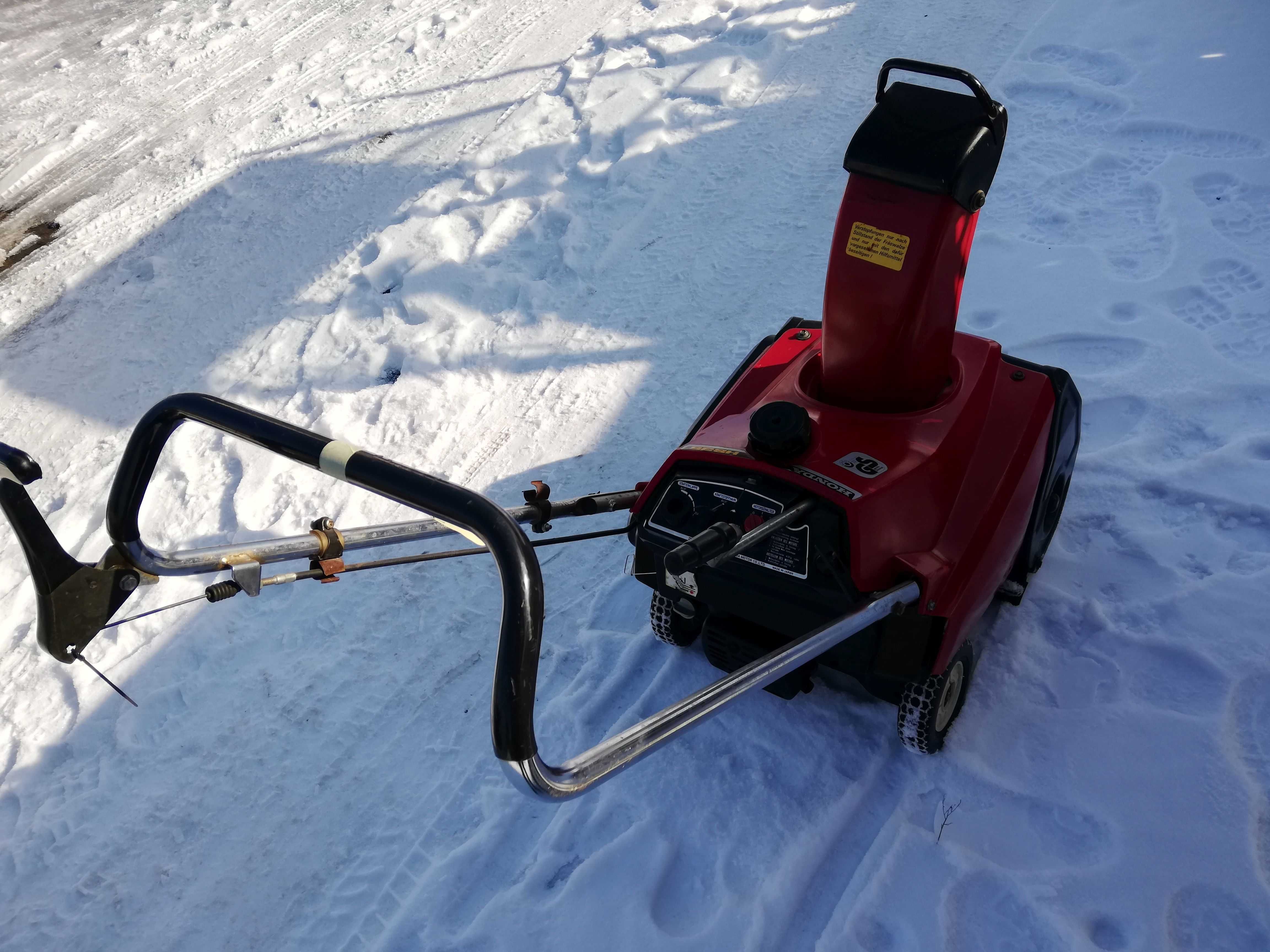 Bardzo poręczna odśnieżarka spalinowa Honda 3,5 HP 50 cm Japan