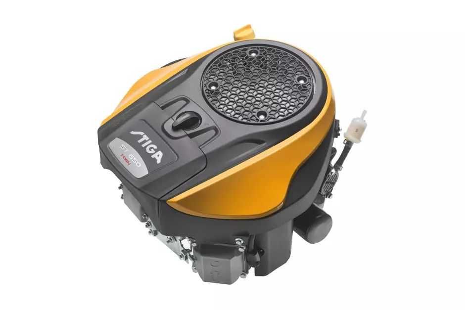 Traktor ogrodowy z zamiatarką dla firm Stiga 7102W, silnik 2-cylindrowy 17KM z pompą oleju, kosz 300 litrów, szerokość koszenia 102 cm, wyświetlacz