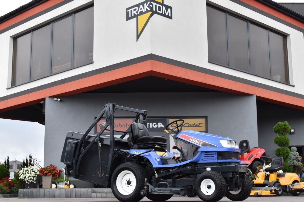 Kosiarka traktorek ISEKI SXG 22 diesel, górny wysyp kosza 22 KM, mocna