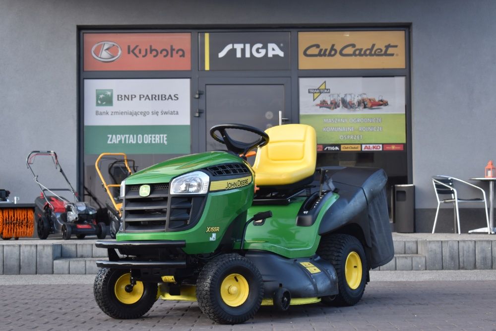 X155R Kosiarka samojezdna (traktorek) z koszem JOHN DEERE 107cm 22 KM