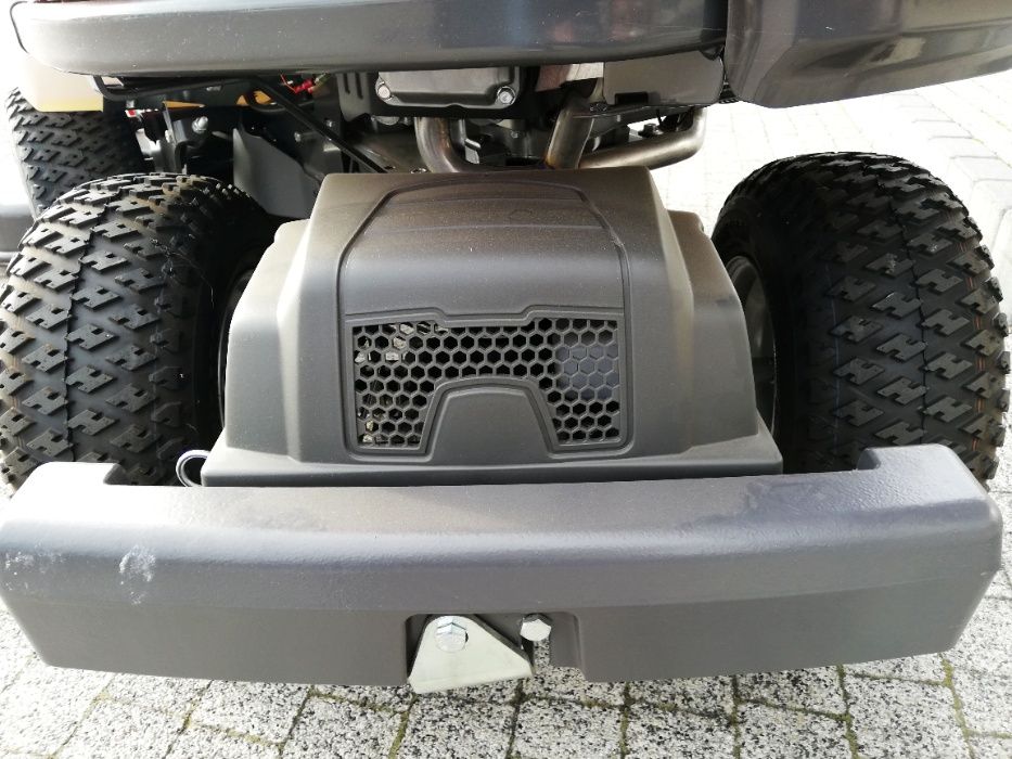 Powystawowy traktor Husqvarna R316TX + pług śnieżny + agregat 112 cm