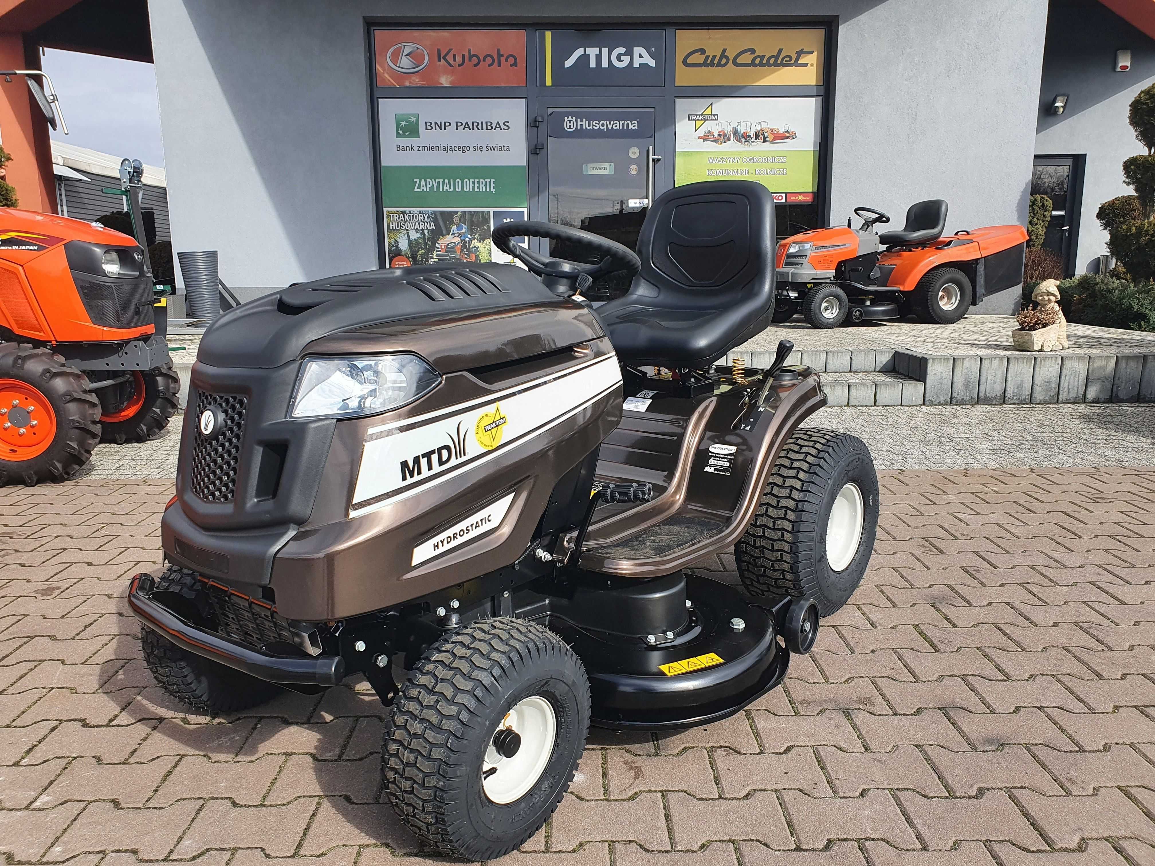 Nowy traktor ogrodowy MTD LT107 EXHK Kawasaki V2 16KM 107cm