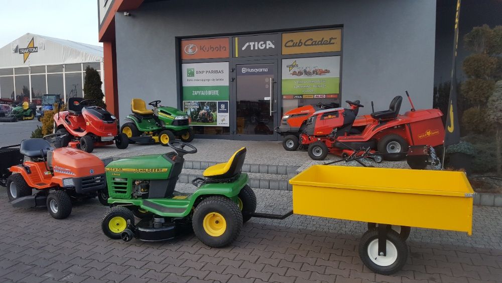 Traktorek ogrodowy kosiarka samojezdna JOHN DEERE STX 38 mulczowanie