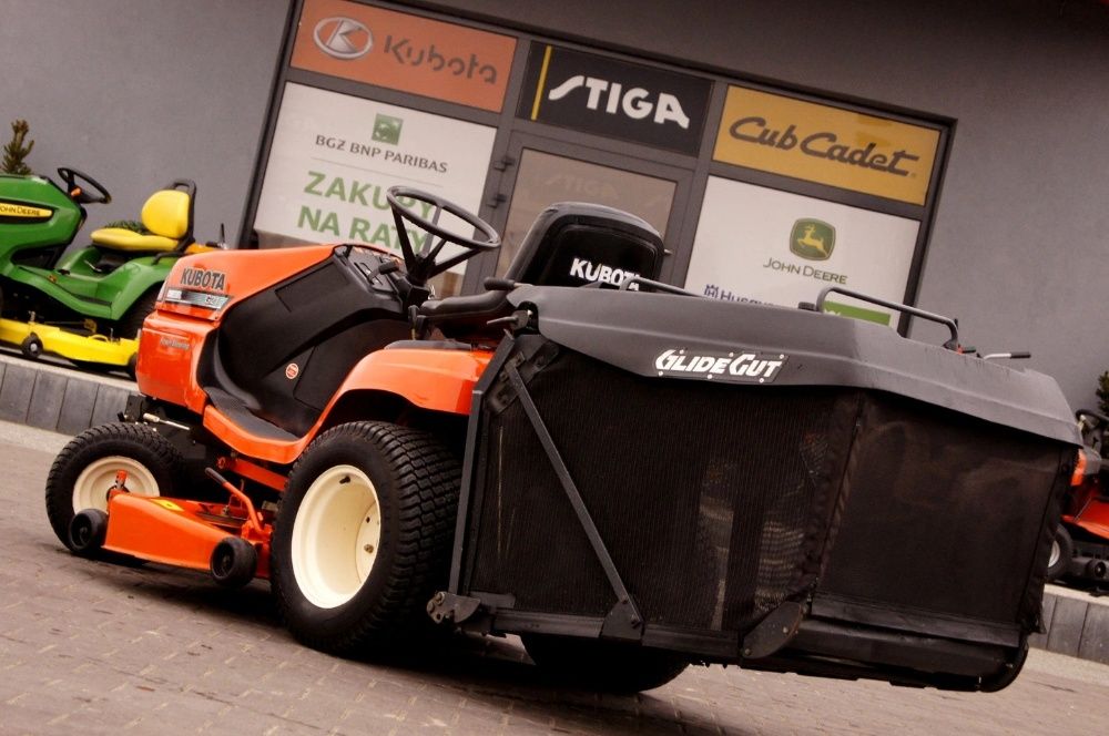 Traktorek kosiarka PRO Kubota G21 WOM Diesel dolny wysyp hydraulika