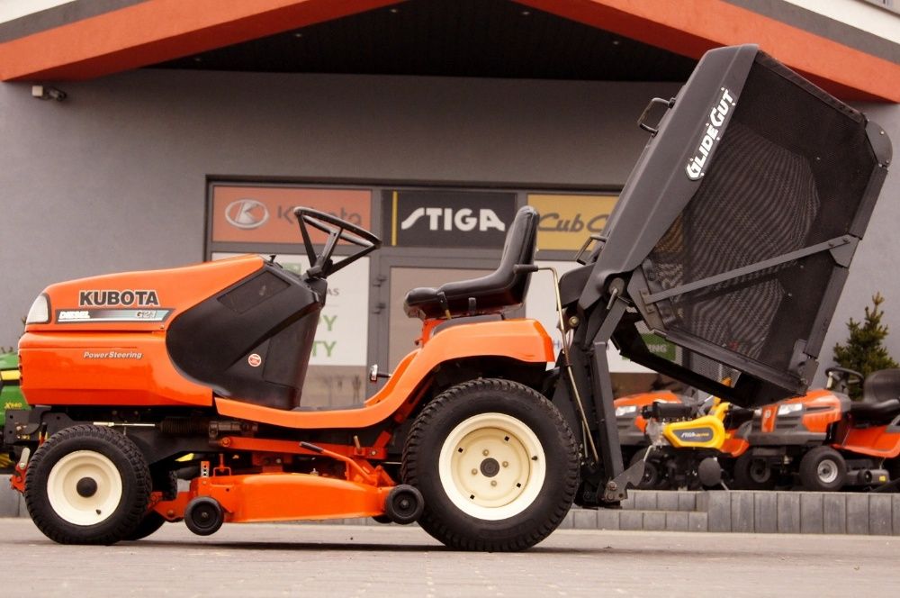 Traktorek kosiarka PRO Kubota G21 WOM Diesel dolny wysyp hydraulika