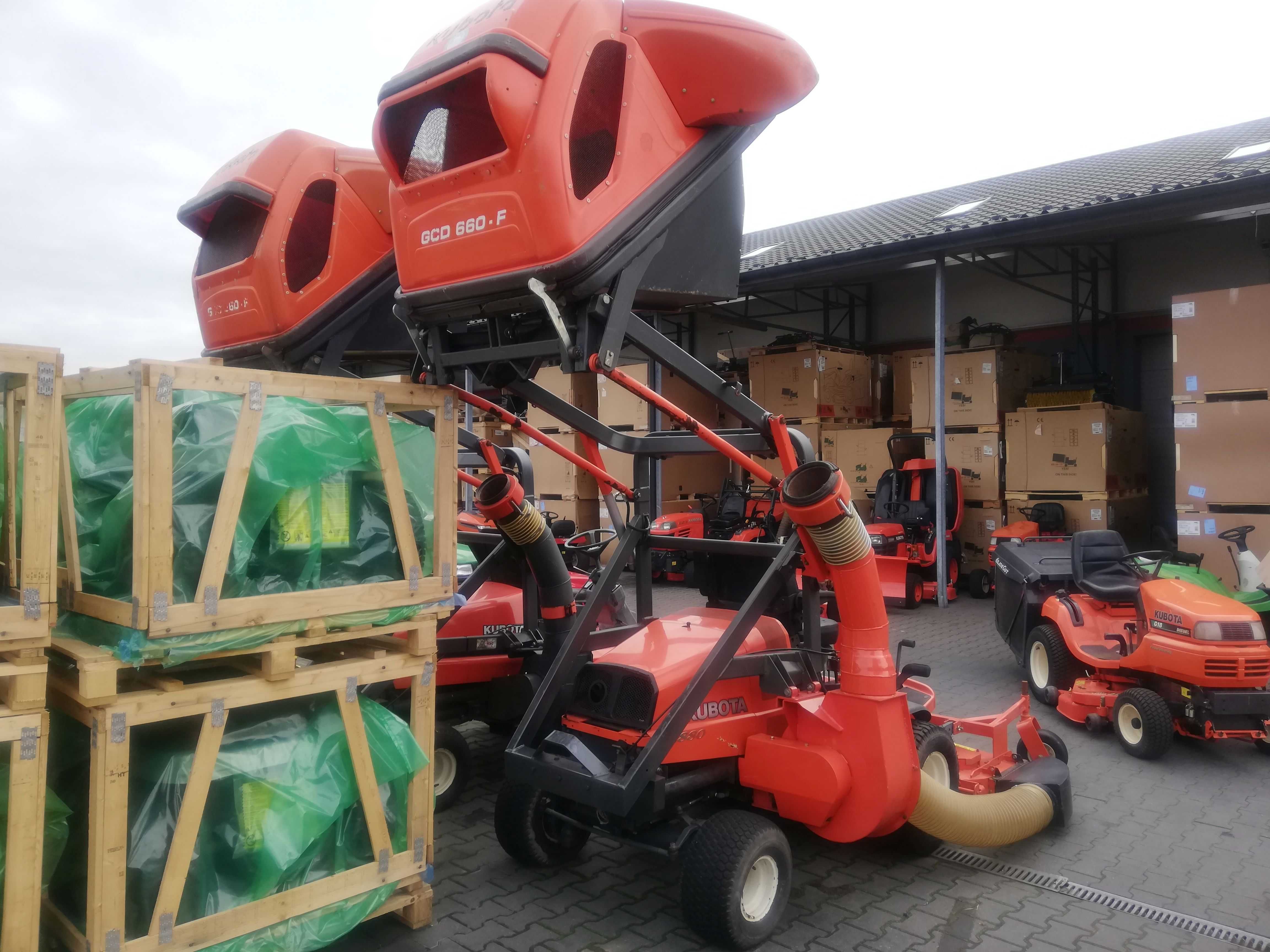 Kosiarka KUBOTA F2880 4WD 28KM diesel agregat 152cm górny wysyp 660L