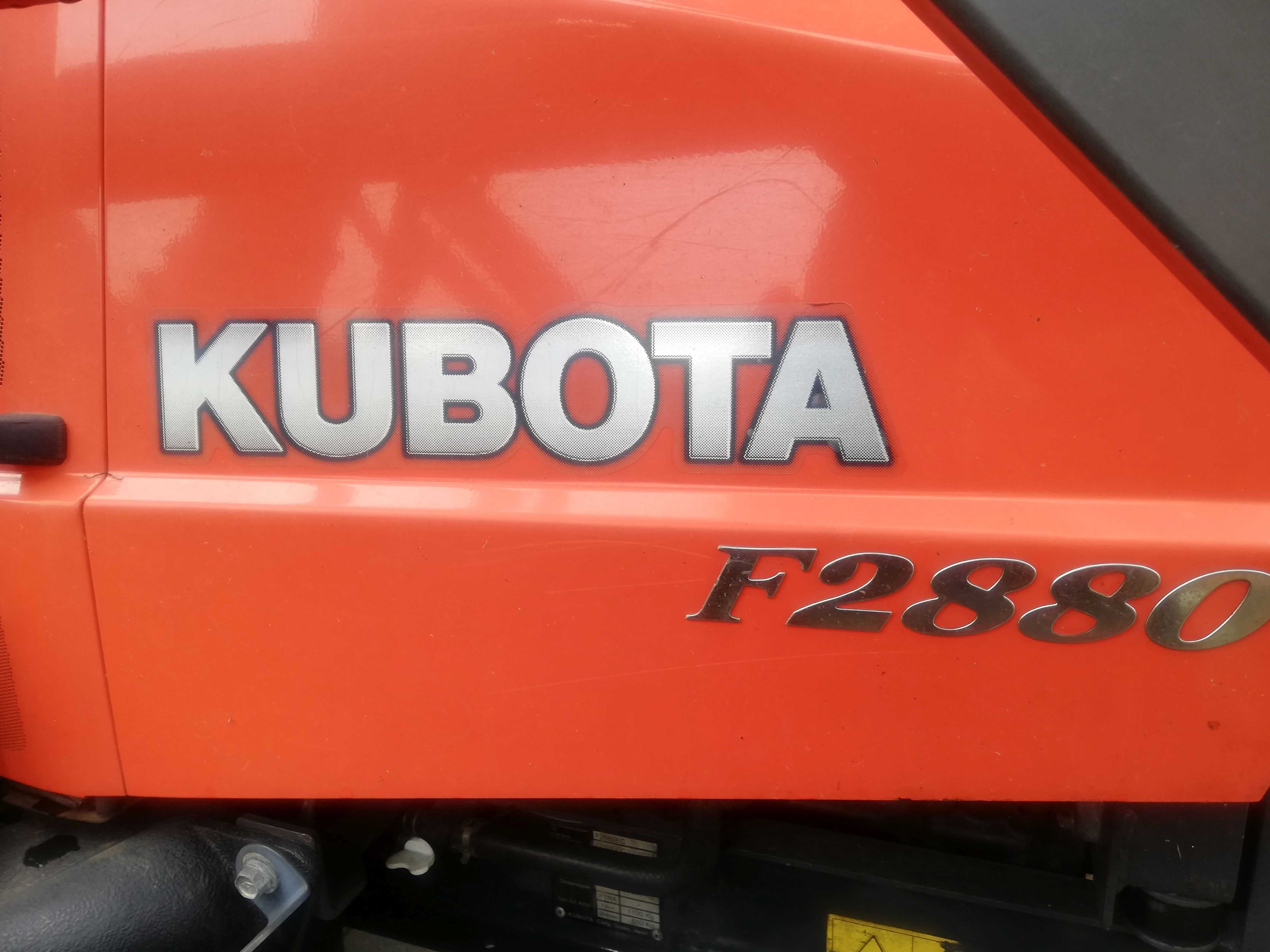 Kosiarka KUBOTA F2880 4WD 28KM diesel agregat 152cm górny wysyp 660L