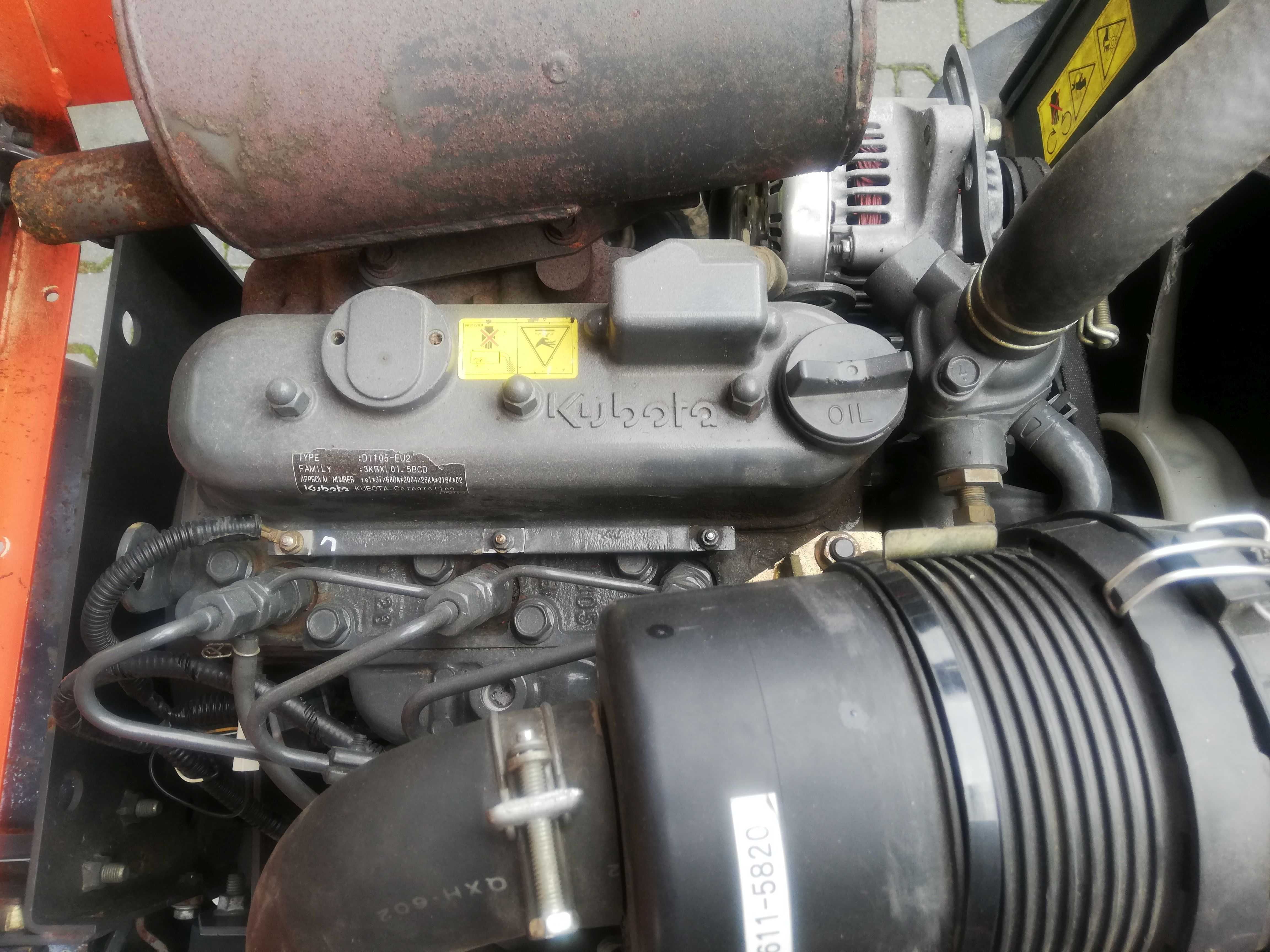 Kosiarka KUBOTA F2880 4WD 28KM diesel agregat 152cm górny wysyp 660L