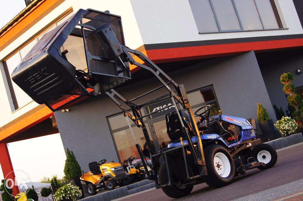 Kosiarka traktorek ISEKI SXG 22 diesel, górny wysyp kosza