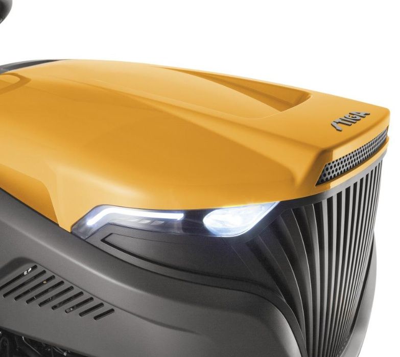 Mocny traktorek ogrodowy kosiarka STIGA Estate 7102 W, silnik 2-cylindry 17KM z pompą oleju, szerokość koszenia 102cm, kosz 300 litrów, wyświetlacz