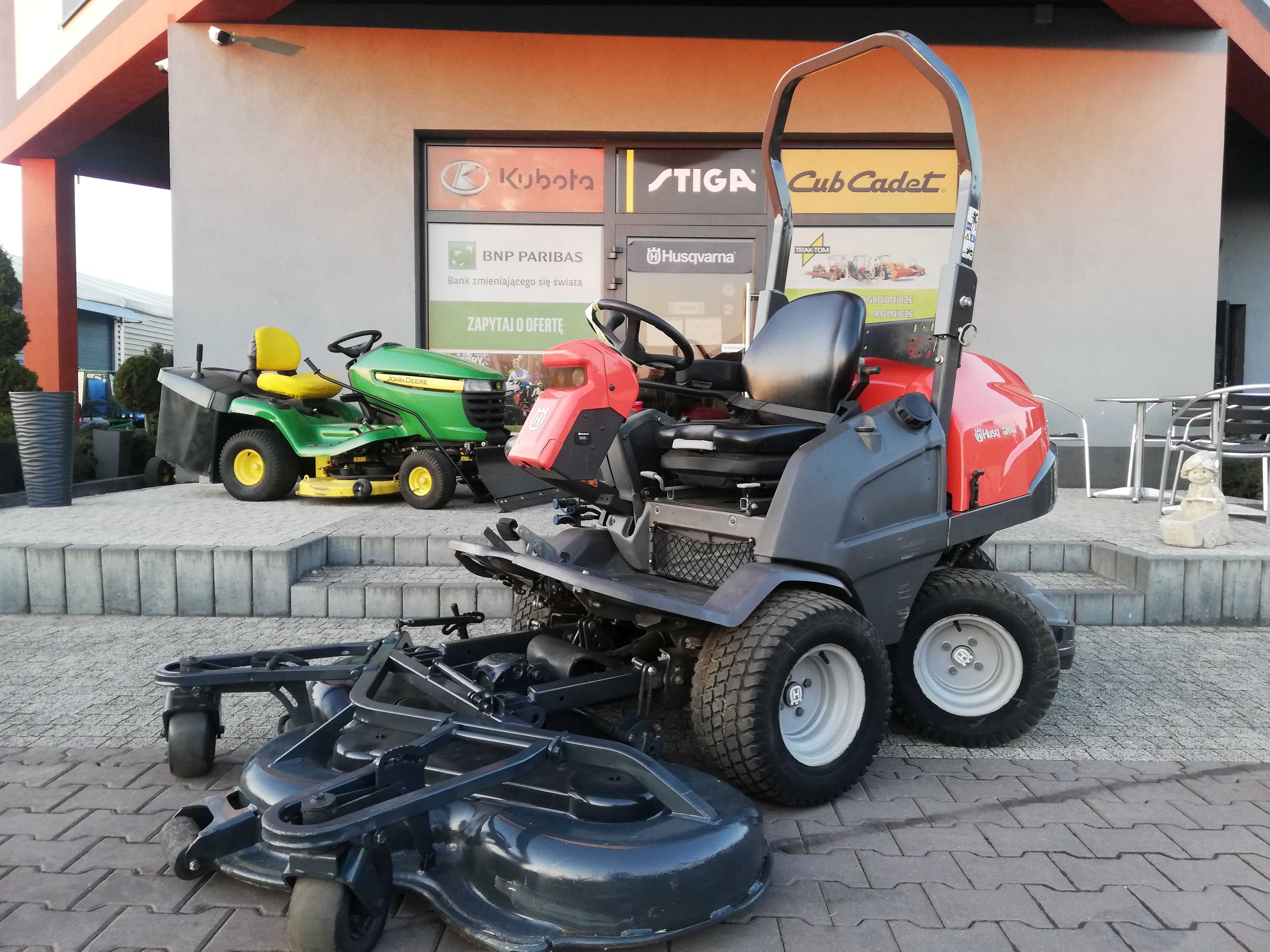 Profesjonalna kosiarka Husqvarna Kubota P525 diesel 25KM AWD 155cm