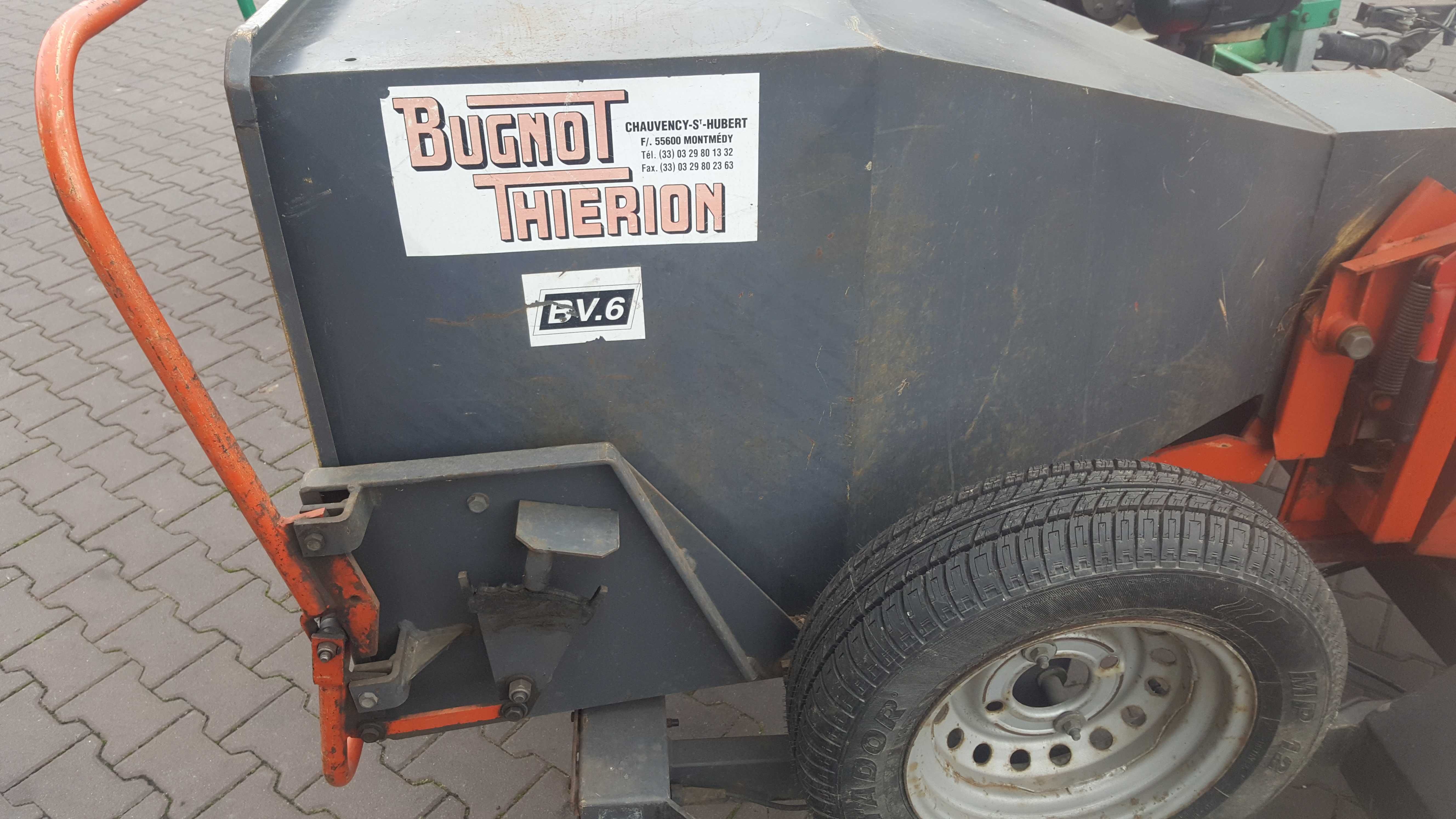 Rębak do drewna Bugnot BV6 silnik diesel Kubota 21KM 3 cylindry