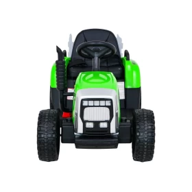 Pojazd Traktor z Przyczepą BLOW Zielony. Panel AUDIO z: MP3, USB, Bluetooth, klakson w kierownicy