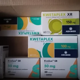Kwetiapina Ketrel 25mg lub 100mg bez recepty Kwetaplex, Kwetinor, Kefrenex Warszawa 